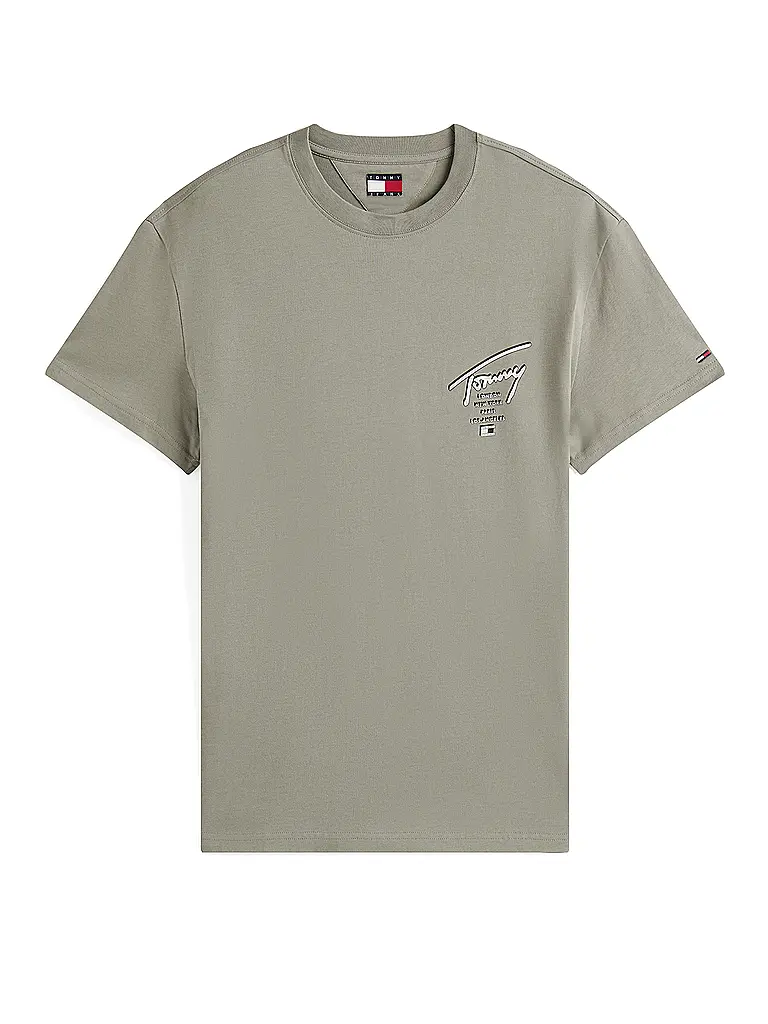 TOMMY JEANS | T-Shirt  | olive