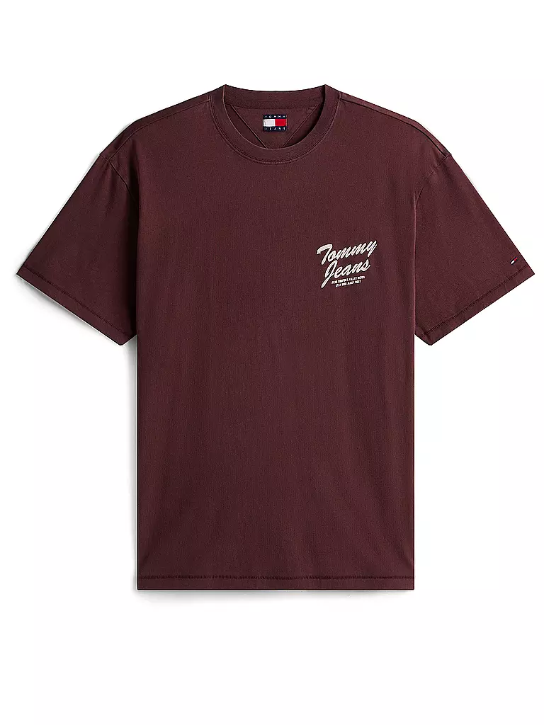 TOMMY JEANS | T-Shirt  | braun