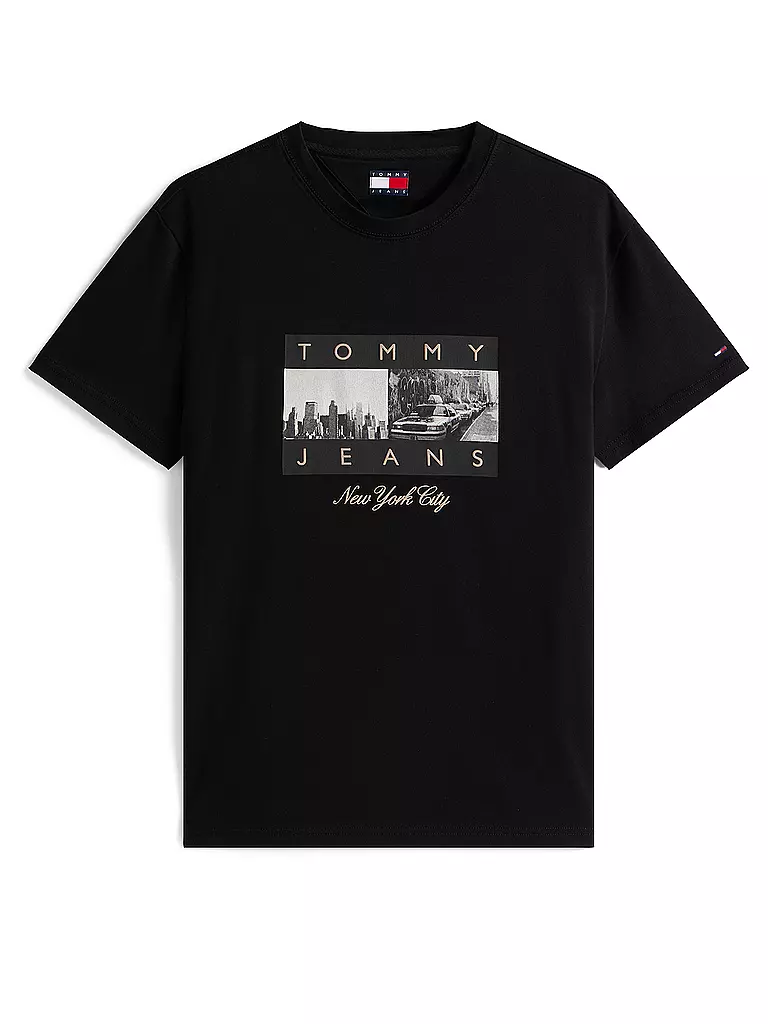 TOMMY JEANS | T-Shirt  | schwarz