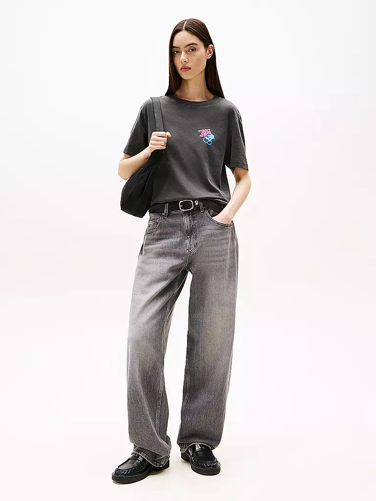 TOMMY JEANS | T-Shirt  | schwarz