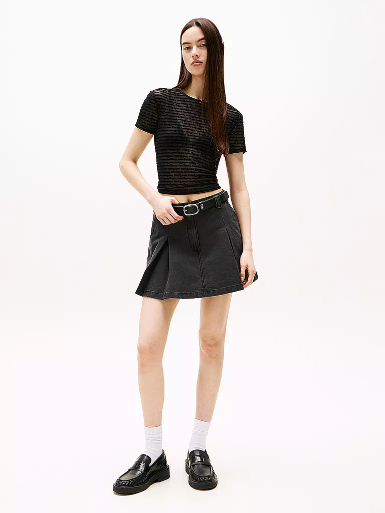 TOMMY JEANS | T-Shirt  | schwarz