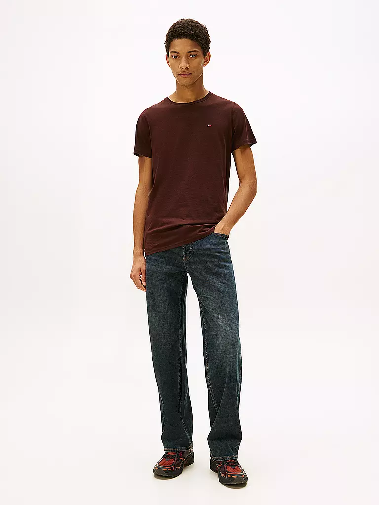 TOMMY JEANS | T-Shirt  | braun