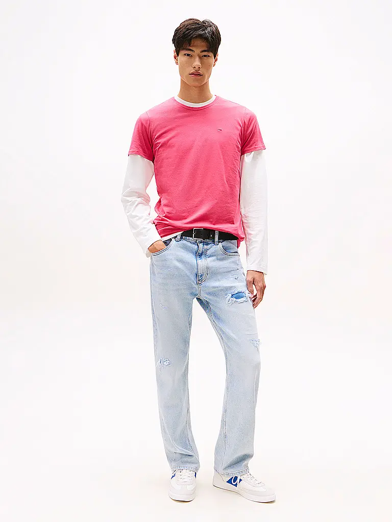 TOMMY JEANS | T-Shirt  | pink