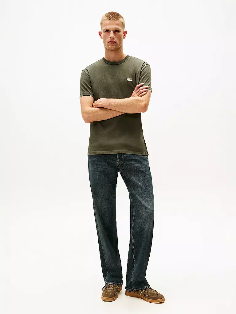 TOMMY JEANS | T-Shirt  | olive