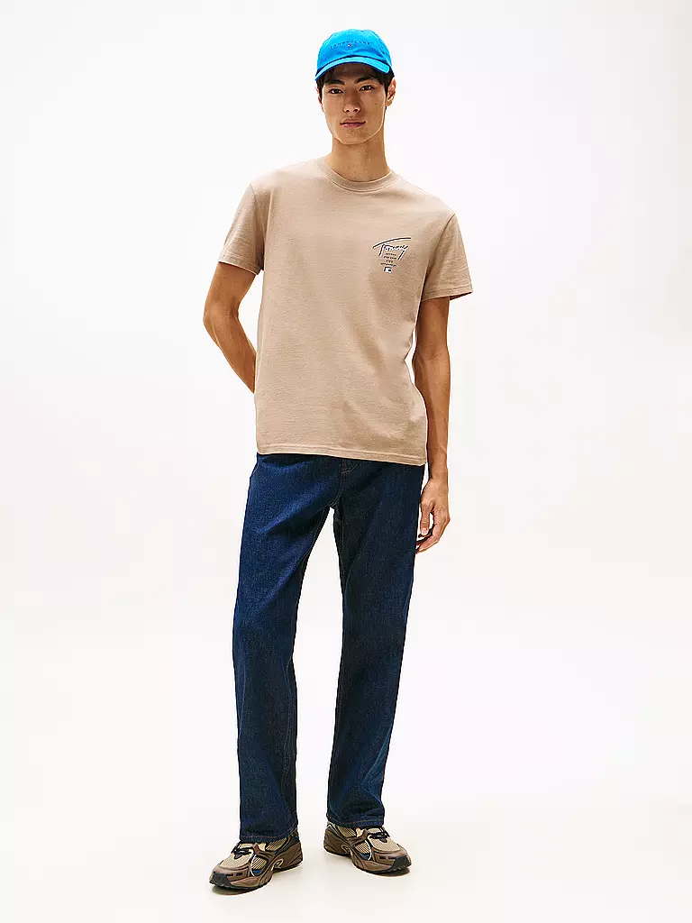 TOMMY JEANS | T-Shirt  | beige
