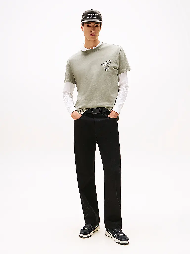 TOMMY JEANS | T-Shirt  | olive