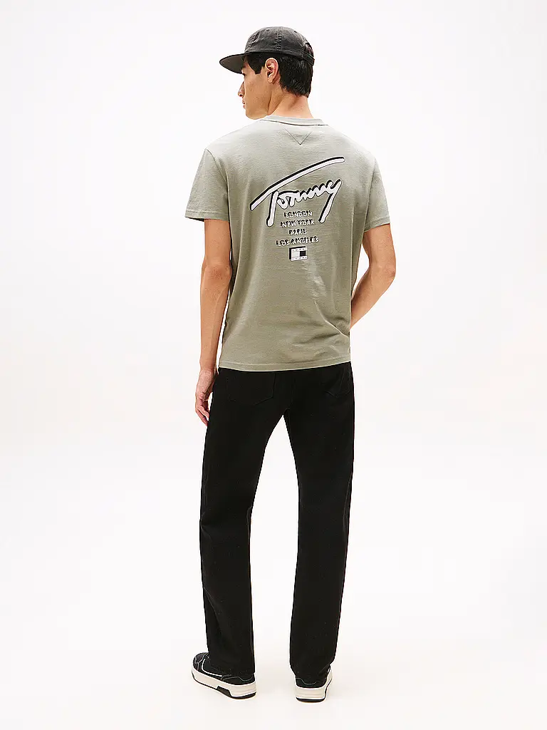 TOMMY JEANS | T-Shirt  | olive