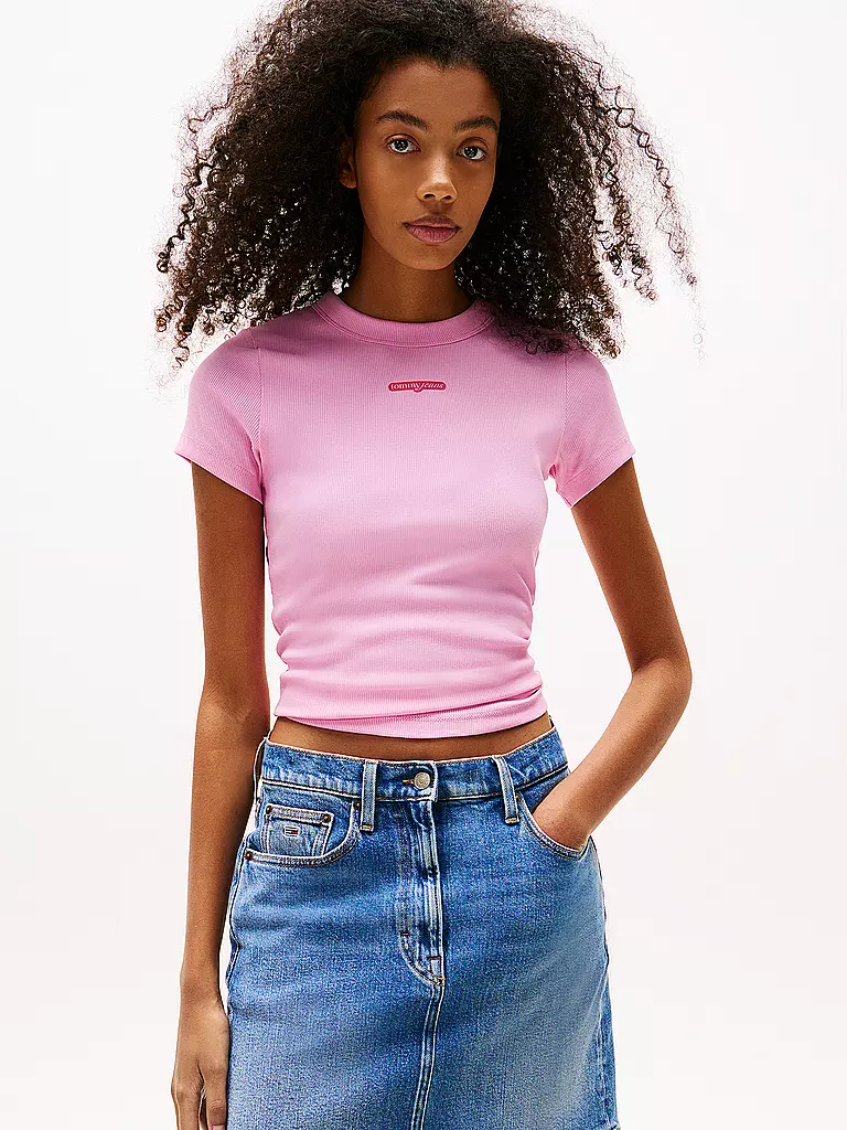 TOMMY JEANS | T-Shirt  | rosa