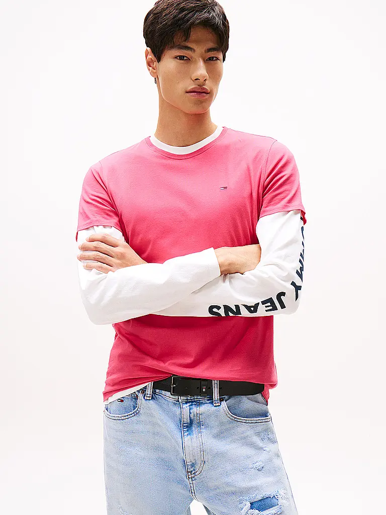 TOMMY JEANS | T-Shirt  | pink