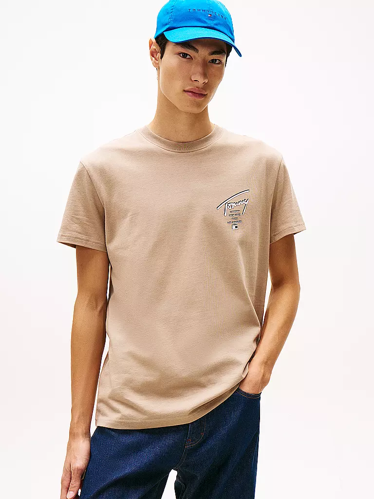 TOMMY JEANS | T-Shirt  | beige