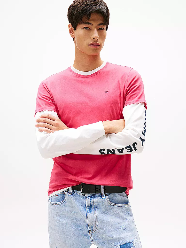 TOMMY JEANS | T-Shirt  | rot