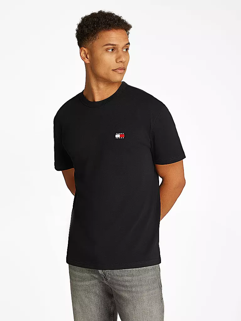 TOMMY JEANS | T-Shirt  | schwarz