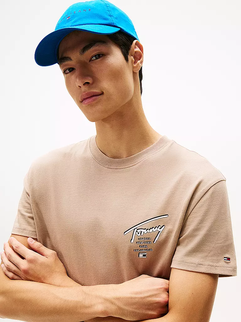 TOMMY JEANS | T-Shirt  | beige