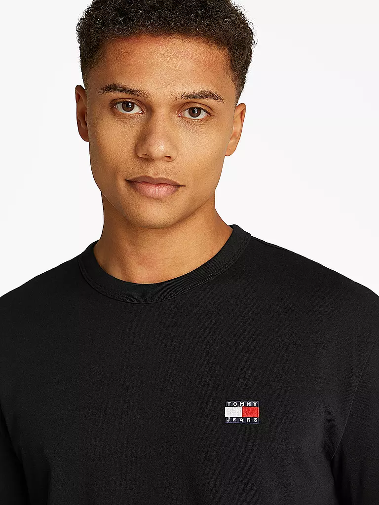 TOMMY JEANS | T-Shirt  | schwarz