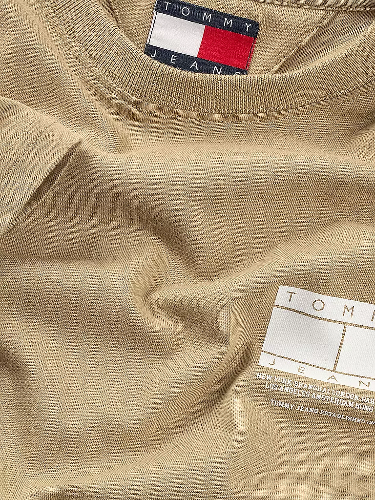 TOMMY JEANS | T-Shirt  | beige