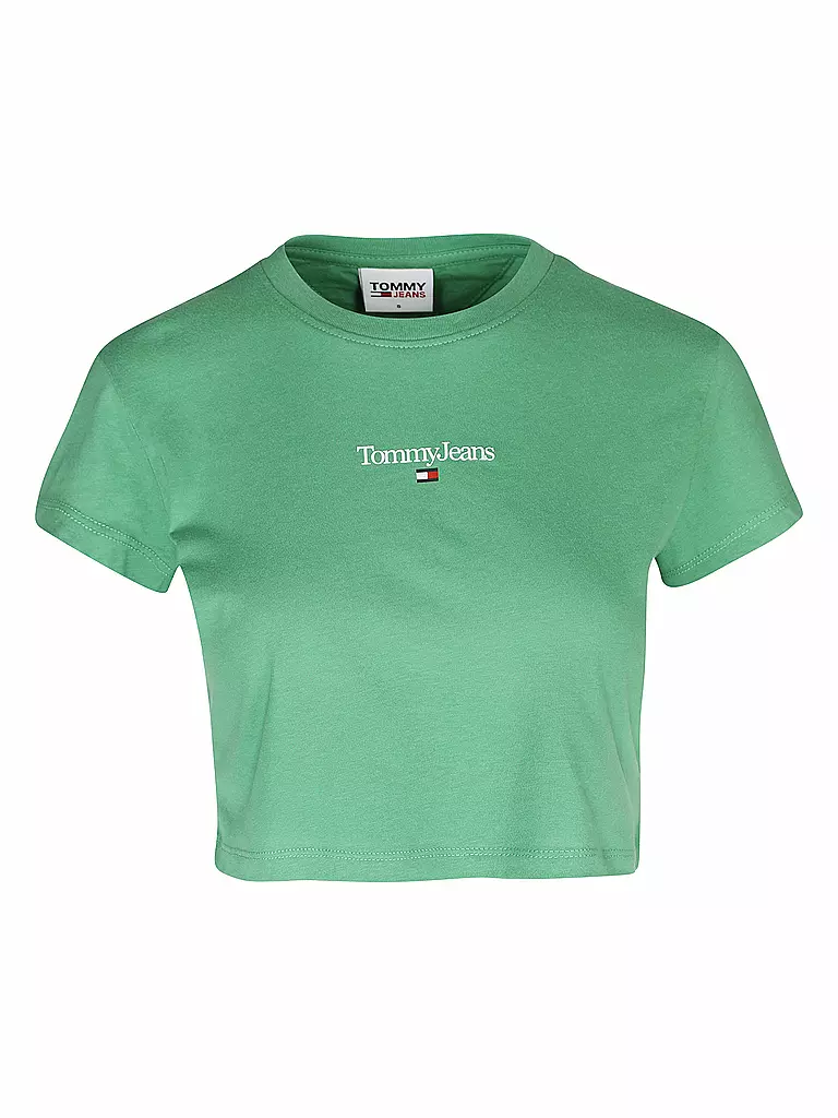 TOMMY JEANS | T-Shirt Cropped Fit | grün