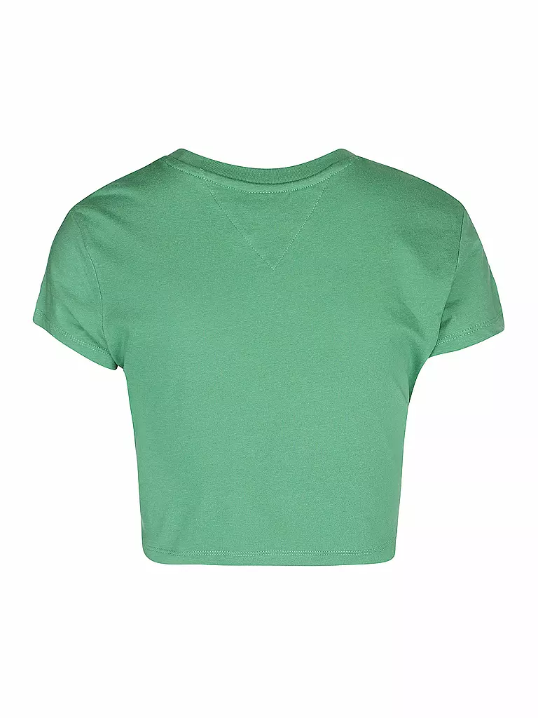 TOMMY JEANS | T-Shirt Cropped Fit | grün