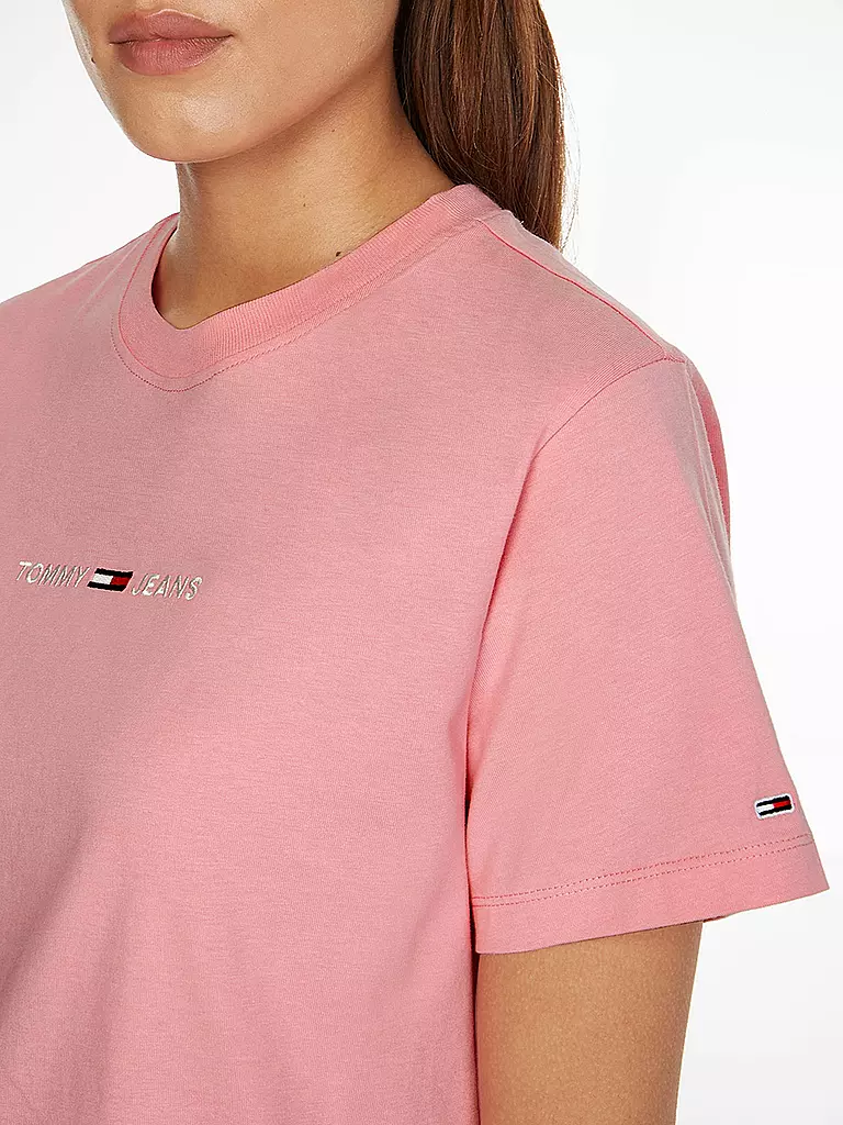 TOMMY JEANS | T-Shirt Cropped Fit | rosa
