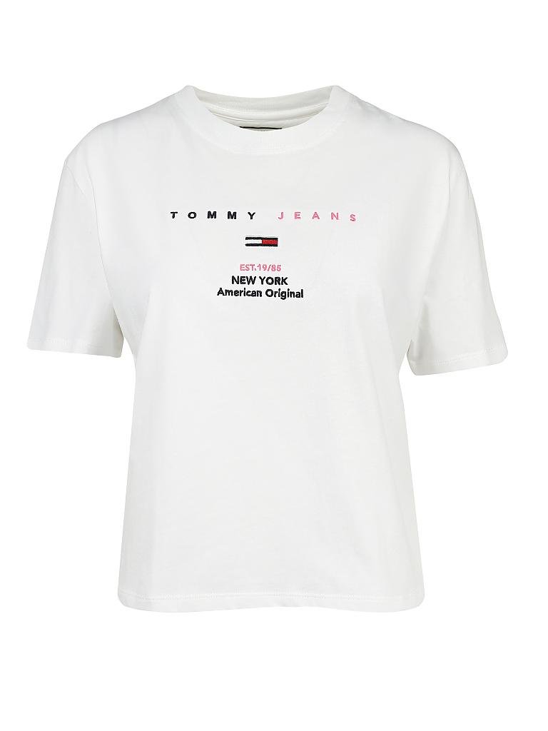 TOMMY JEANS | T-Shirt Cropped | weiß