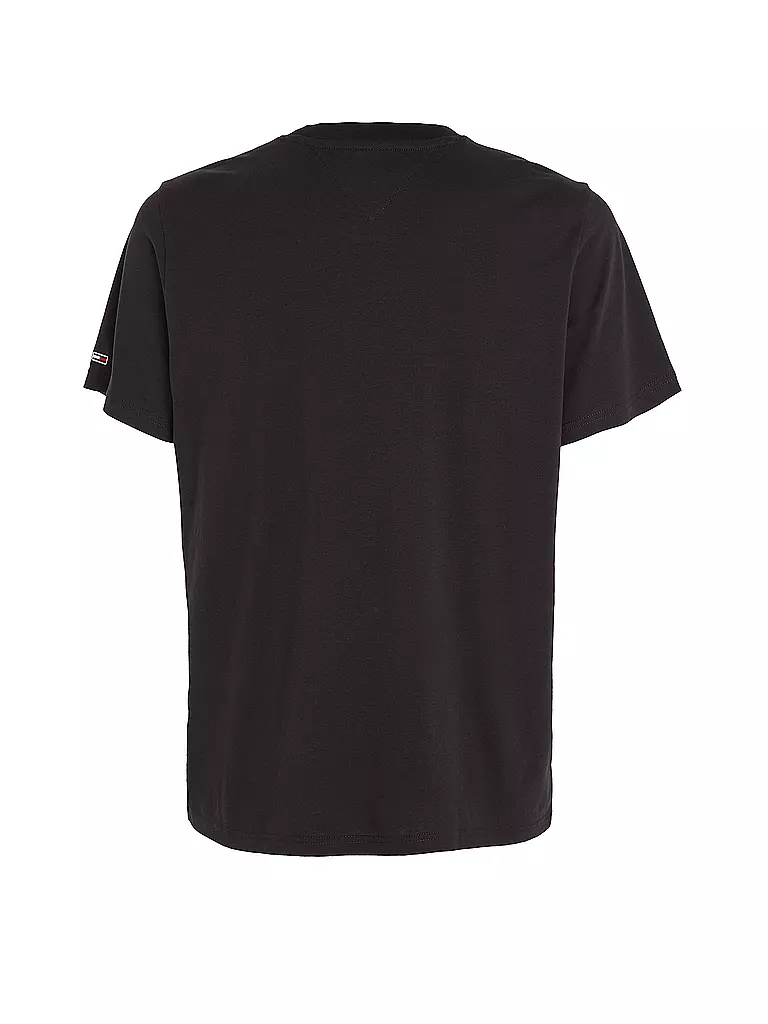 TOMMY JEANS | T-Shirt Regular Fit  | schwarz