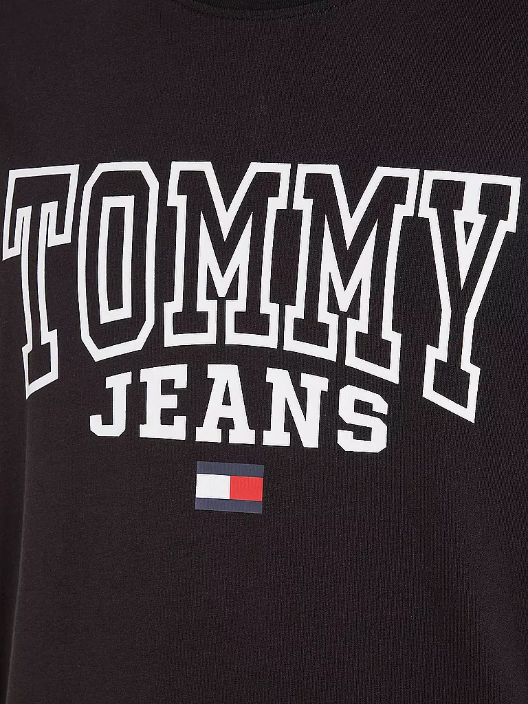 TOMMY JEANS | T-Shirt Regular Fit  | schwarz