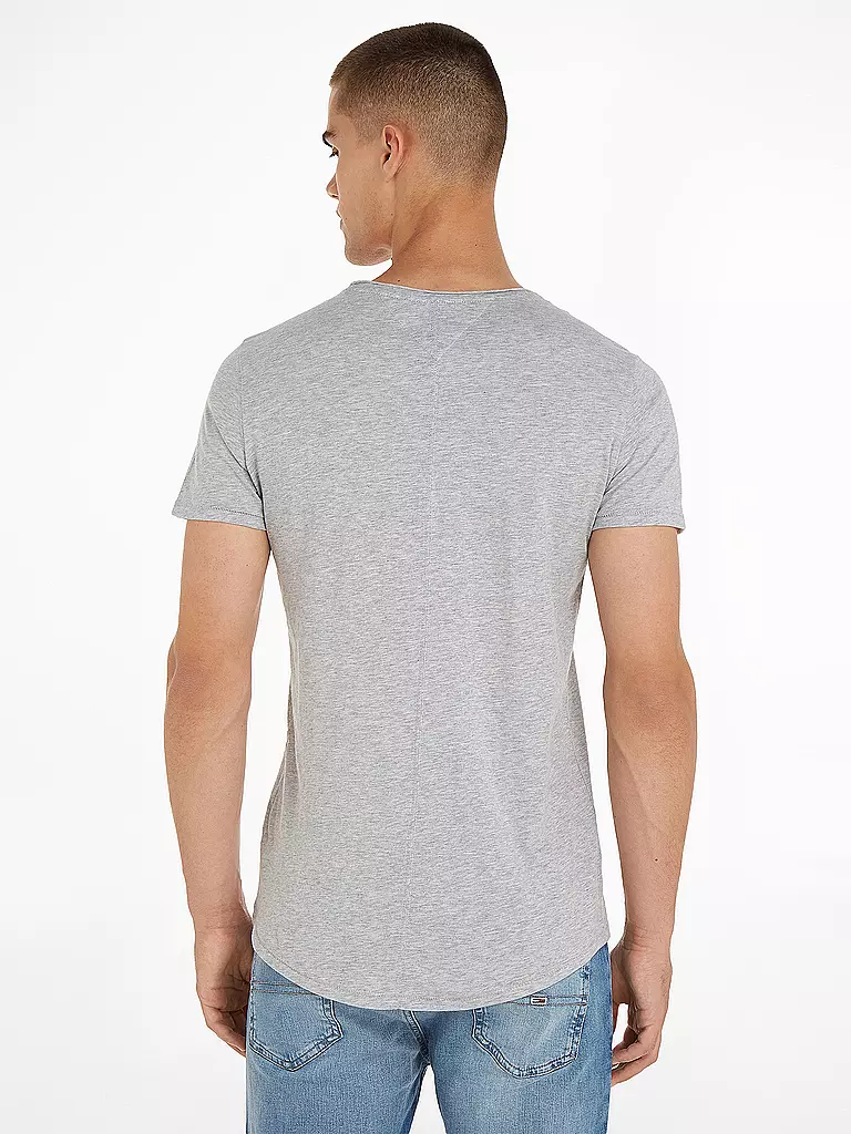 TOMMY JEANS | T-Shirt Slim Fit JASPER | grau