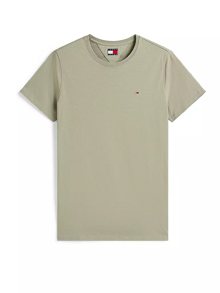 TOMMY JEANS | T-Shirt Slim Fit | olive