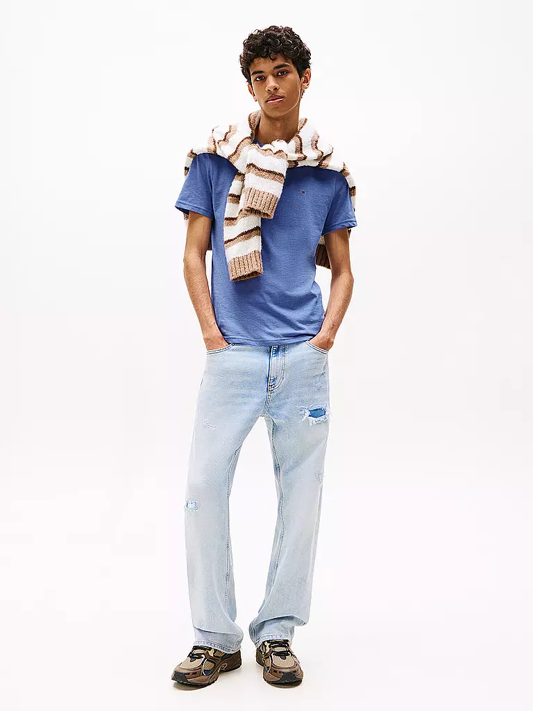 TOMMY JEANS | T-Shirt Slim Fit | hellblau