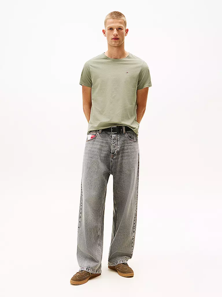 TOMMY JEANS | T-Shirt Slim Fit | olive