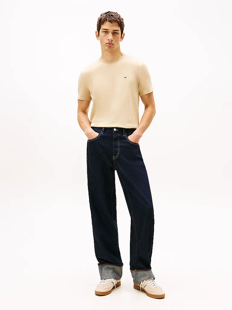 TOMMY JEANS | T-Shirt Slim Fit | Beige