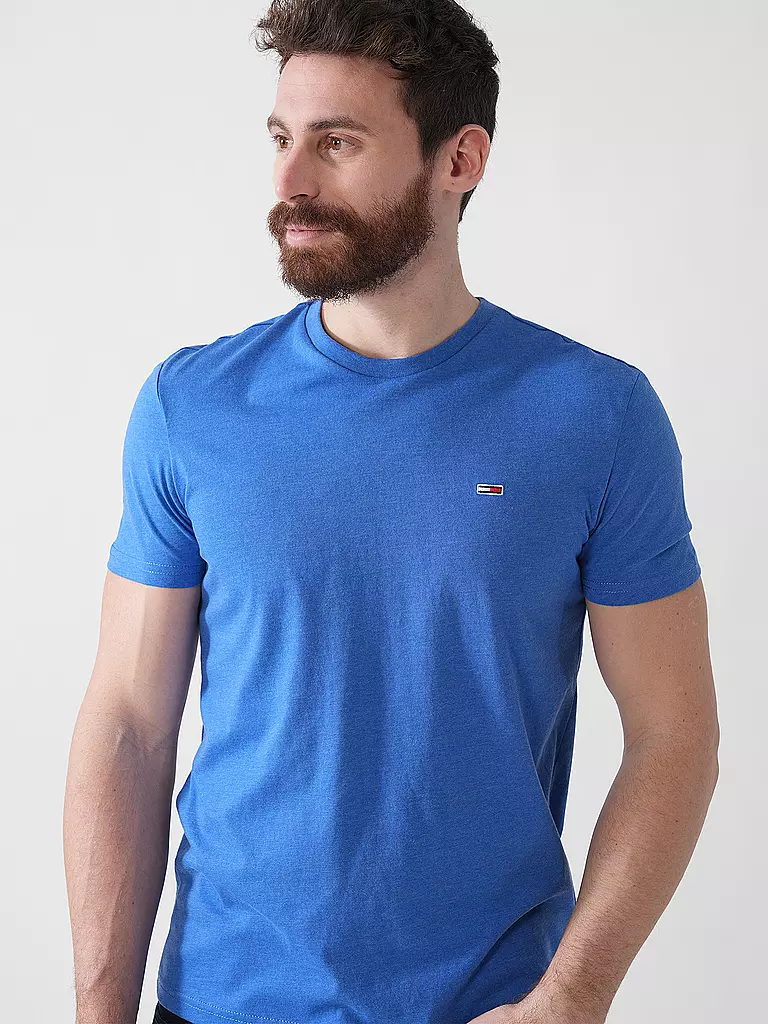 TOMMY JEANS | T-Shirt Slim Fit | schwarz