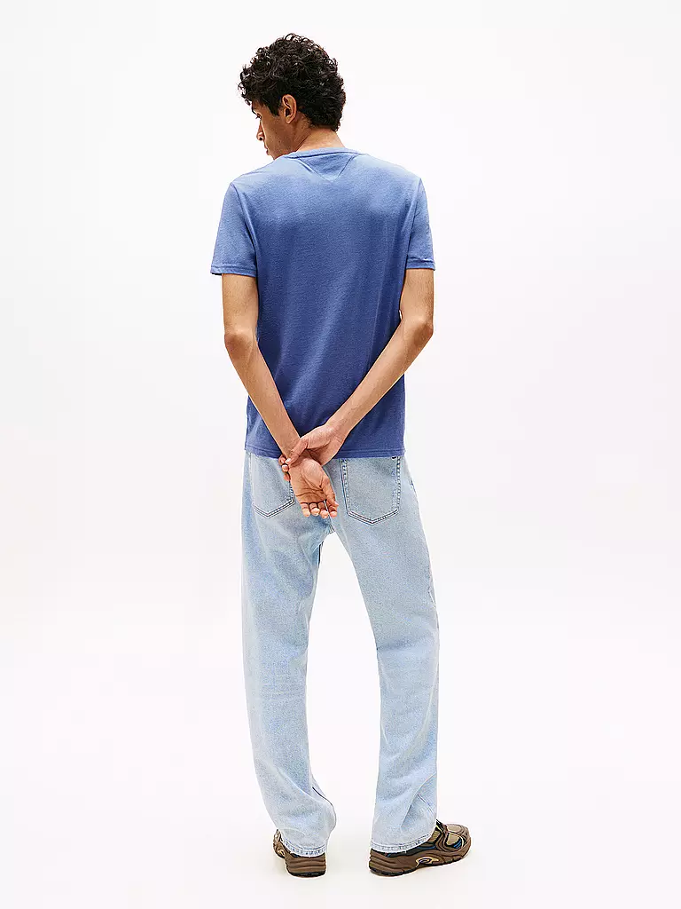 TOMMY JEANS | T-Shirt Slim Fit | hellblau