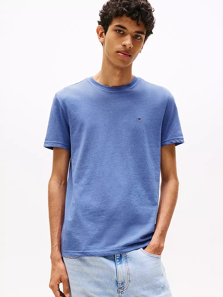TOMMY JEANS | T-Shirt Slim Fit | hellblau