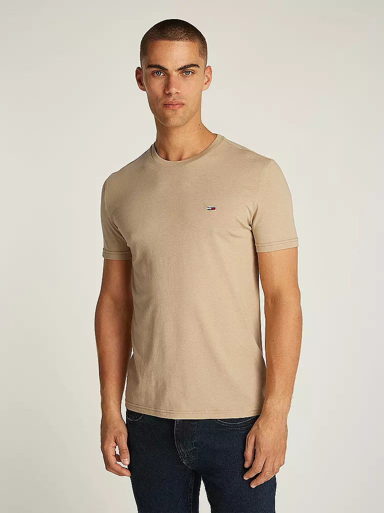 TOMMY JEANS | T-Shirt Slim Fit | schwarz