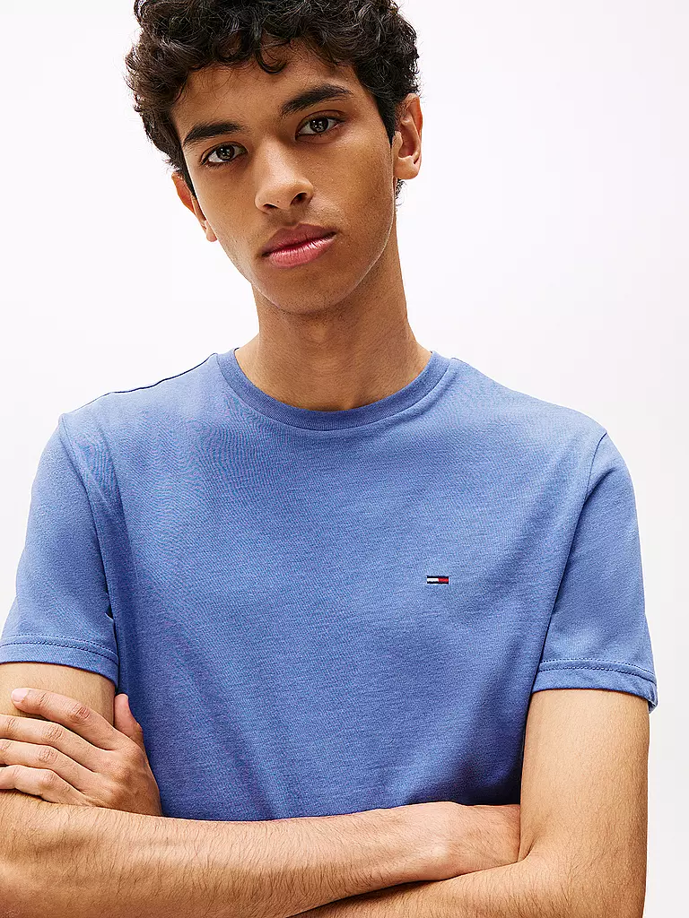 TOMMY JEANS | T-Shirt Slim Fit | hellblau