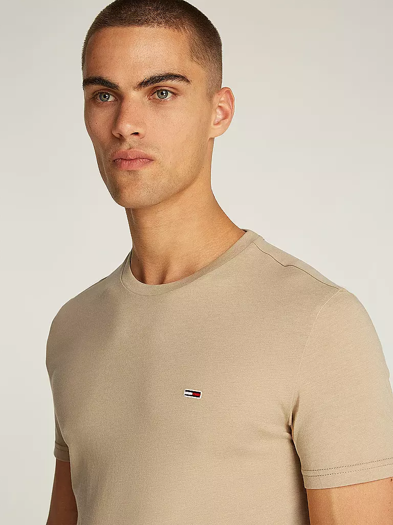 TOMMY JEANS | T-Shirt Slim Fit | schwarz