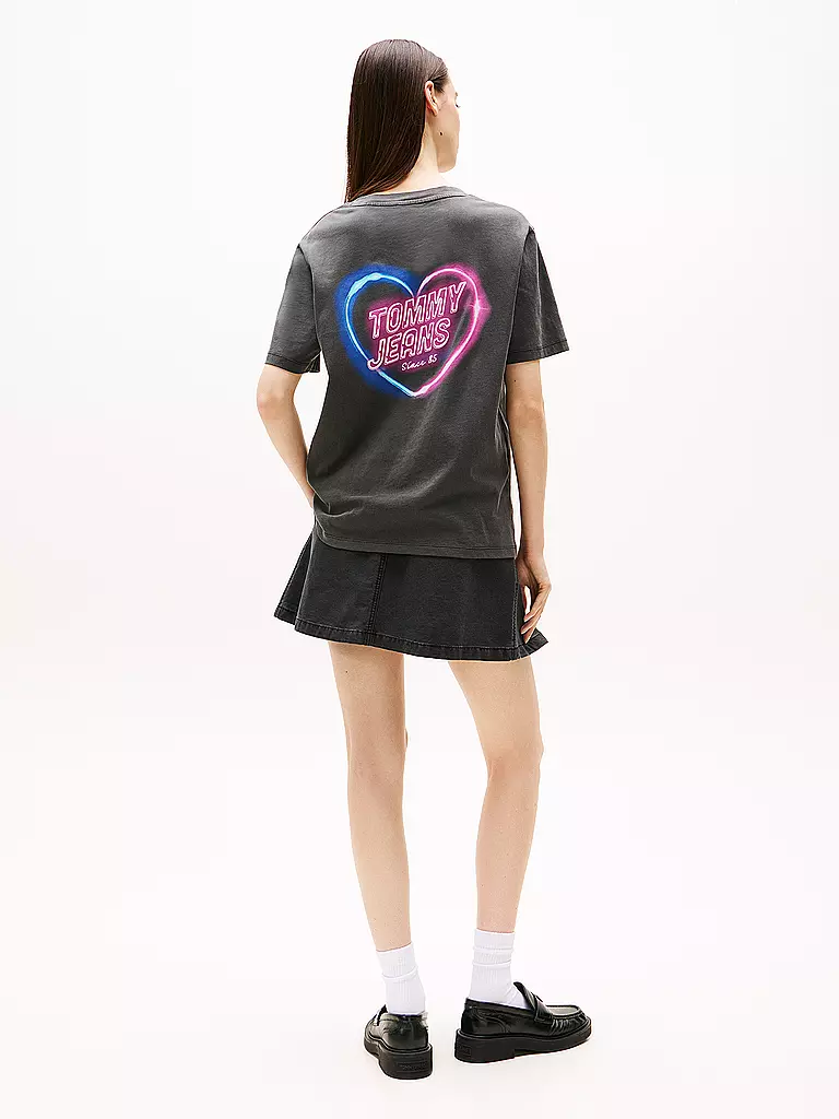 TOMMY JEANS | T-Shirt TJW RLX NEON  | schwarz
