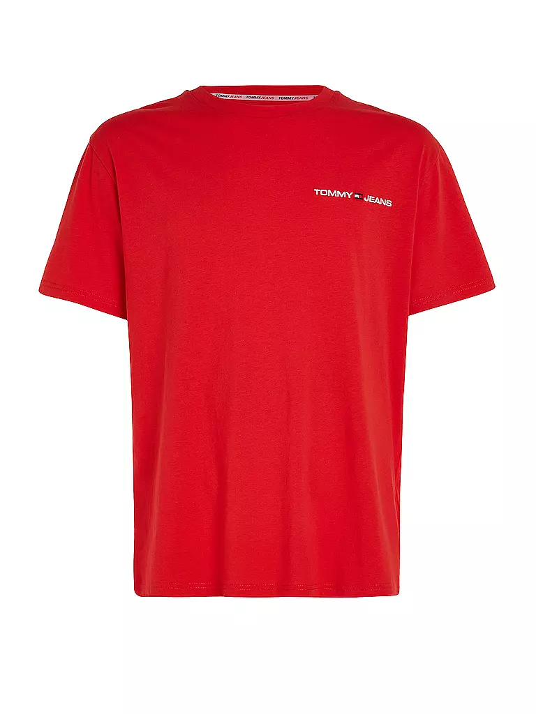 TOMMY JEANS | T-Shirt | rot