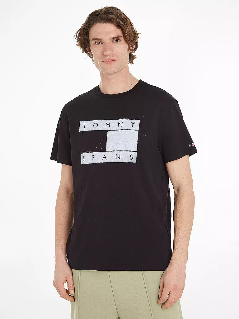 TOMMY JEANS | T-Shirt | schwarz