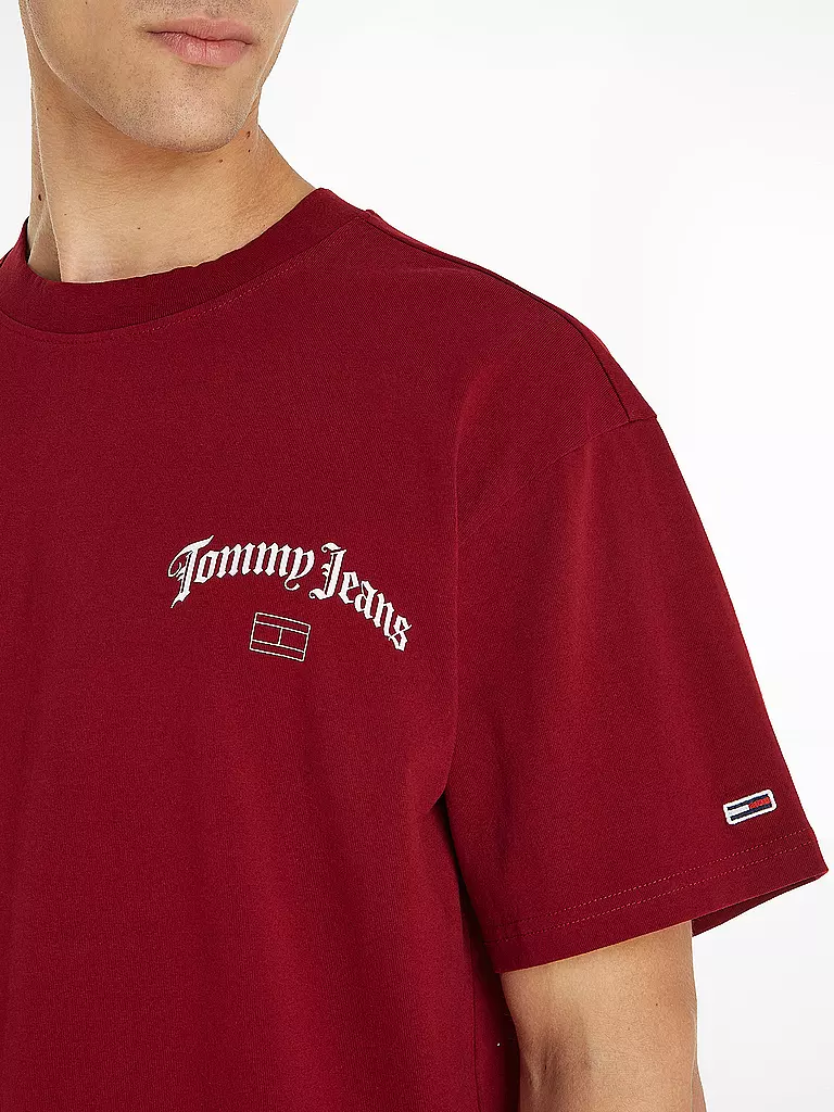 TOMMY JEANS | T-Shirt | rot