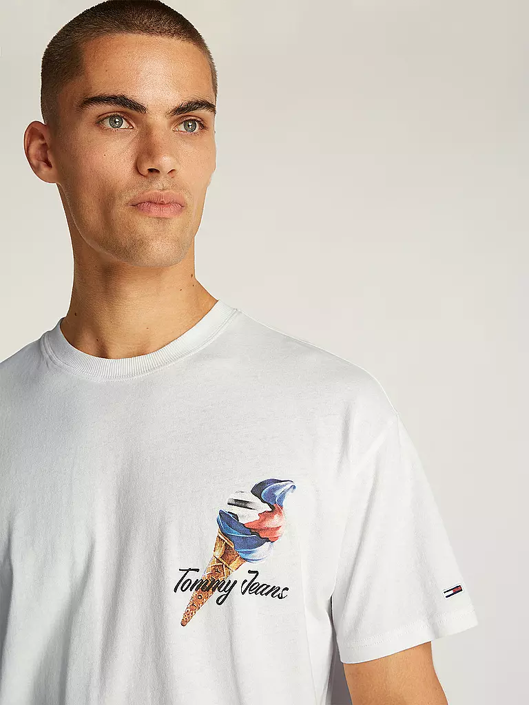 TOMMY JEANS | T-Shirt | weiss