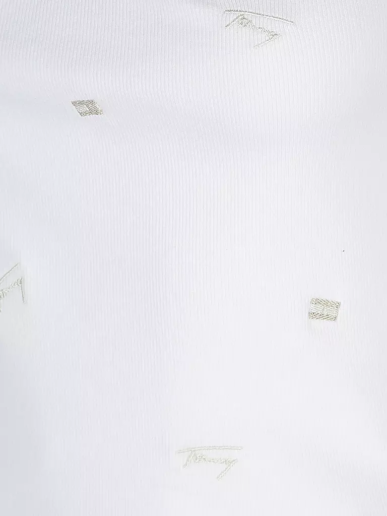 TOMMY JEANS | Top Cropped Fit  | weiss