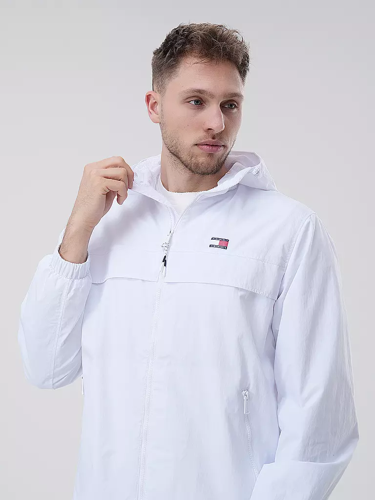 TOMMY JEANS | Windbreaker CHICAGO | weiss