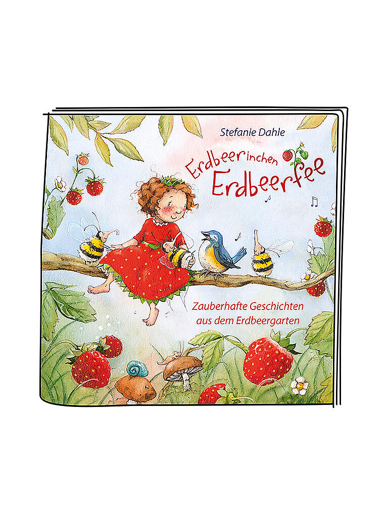 TONIES | Hörfigur - Erdbeerinchen Erdbeerfee Zauberhafte Geschichten aus dem Erdbeergarten | transparent