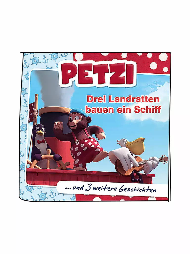 TONIES | Hörfigur - Petzi - Drei Landratten bauen ein Schiff | keine Farbe