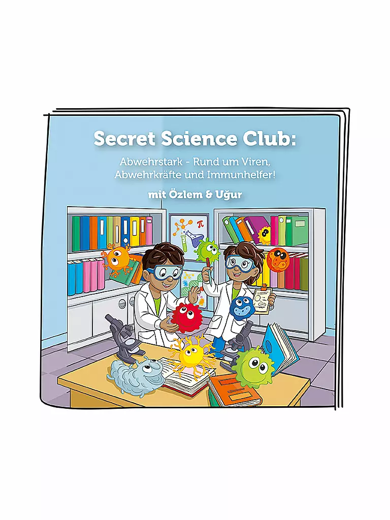 TONIES | Hörfigur - Secret Science Club: Abwehrstark - Rund um Viren, Abwehrkräfte und Immunhelfer! mit Özlem & Ugur | keine Farbe