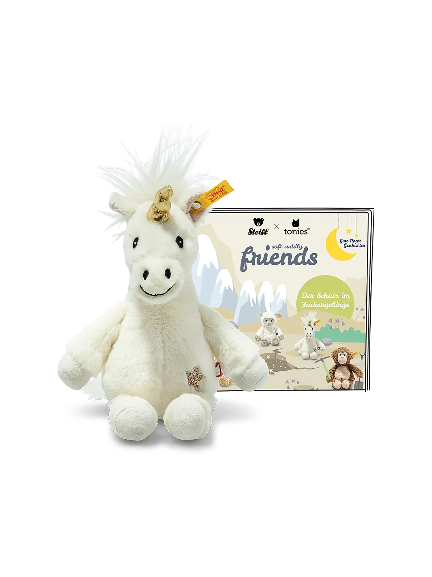 TONIES | Hörfigur - Soft Cuddly Friends mit Hörspiel Unica Einhorn | keine Farbe