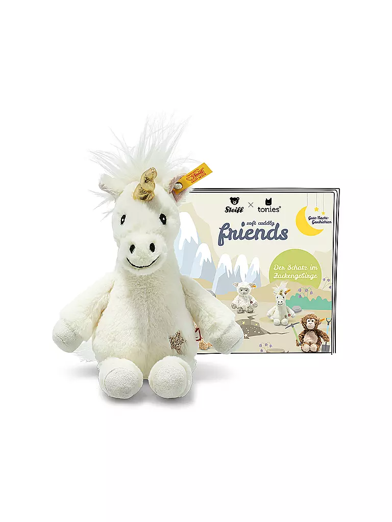 TONIES | Hörfigur - Soft Cuddly Friends mit Hörspiel Unica Einhorn | keine Farbe