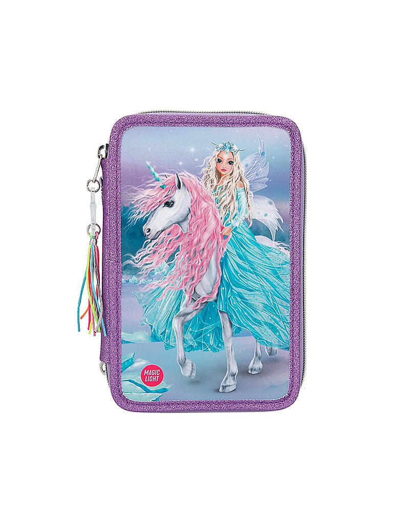 TOP MODEL | Fantasy Model 3-fach Federtasche LED ICEFRIENDS | keine Farbe