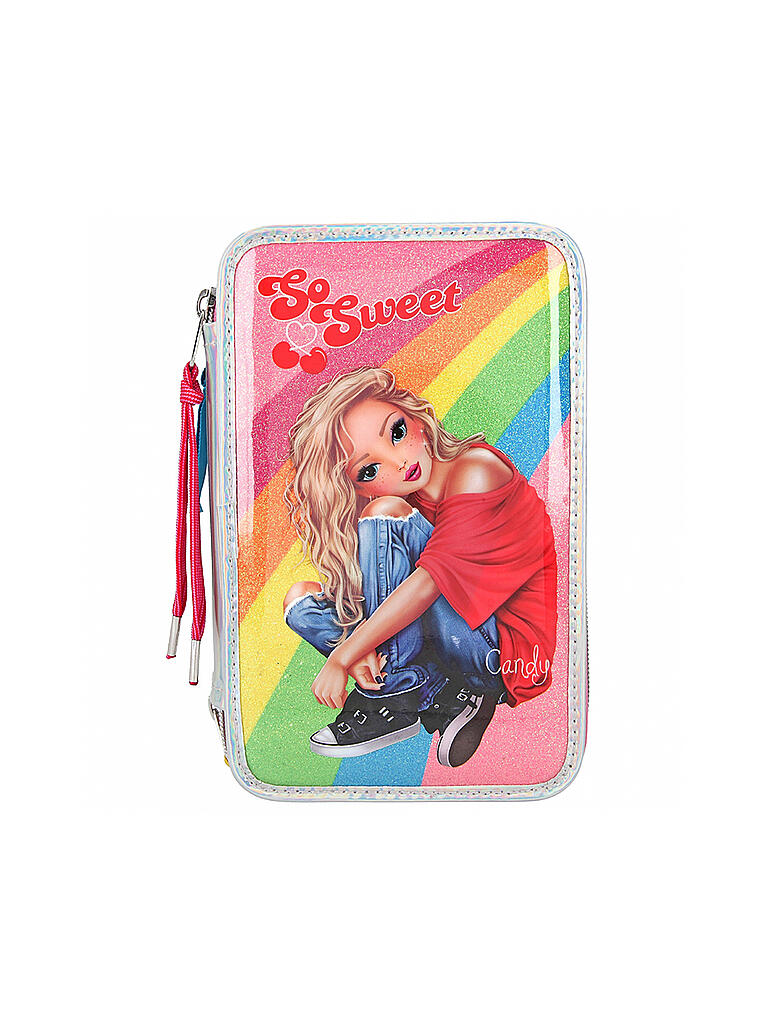 TOP MODEL | Mädchen 3-Fach Federtasche Cherry Bomb Holo | keine Farbe